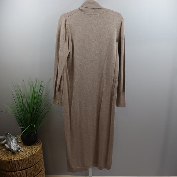 Peruvian Connection Camel Alpaca Wool Turtleneck Sweater Dress Size M - Picture 2 of 3